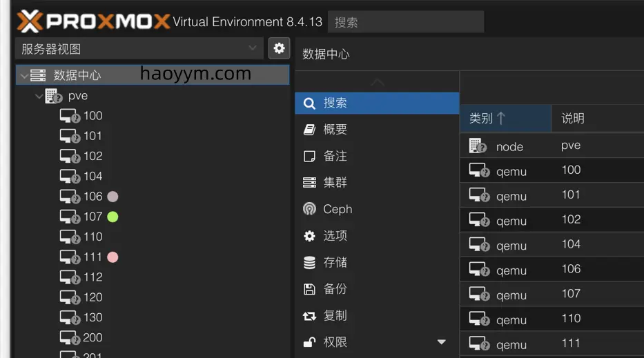 PVE异常